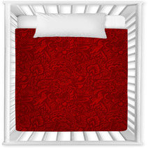 Seamless Grunge Red Texture Vector Background Nursery Decor 59061002