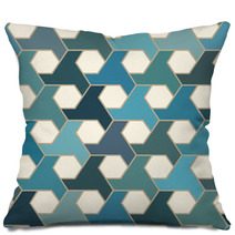Seamless Islamic Tiles Pattern Pillows 60049219
