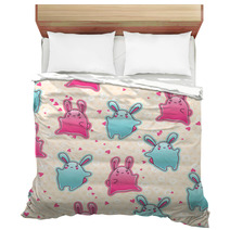 Seamless Kawaii Child Pattern With Cute Doodles Bedding 47848427