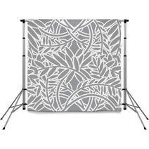 Seamless Leafy Pattern Backdrops 1920434