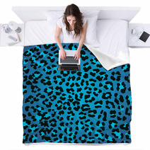 Seamless Leopard Print. Blankets 98865913