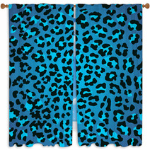 Seamless Leopard Print. Window Curtains 98865913