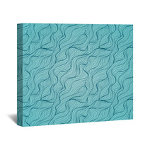 Seamless pattern abstract water Wall Art 49786100