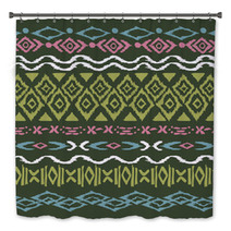 Seamless Pattern In Aztec Style Bath Decor 54725481