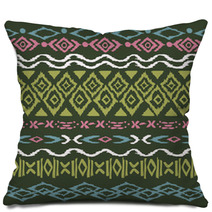 Seamless Pattern In Aztec Style Pillows 54725481