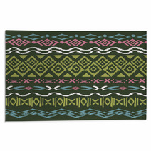 Seamless Pattern In Aztec Style Rugs 54725481