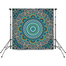 Seamless Pattern In Mosaic Ethnic Style. Backdrops 59083840