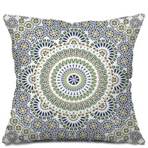 Seamless Pattern In Mosaic Ethnic Style. Pillows 59083927
