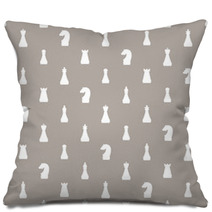 Seamless Pattern Of Chess Pillows 66029714