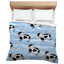 Seamless Pattern Of Cows Bedding 63357204