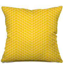 Seamless Pattern Of Honeycomb Pillows 64526567