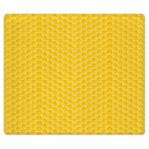 Seamless Pattern Of Honeycomb Rugs 64526567