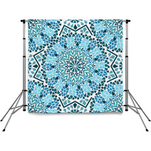 Seamless Pattern Of Moroccan Mosaic Backdrops 52105453