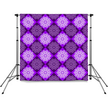Seamless Pattern Of Purple And Pink Rhombuses Backdrops 71090170