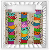 Seamless Pattern Of Tea Cups Nursery Decor 59738098