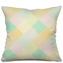 Seamless Pattern On Paper Texture Pillows 68239856
