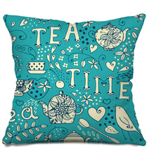 Seamless Pattern - Tea Time Pillows 58586945