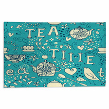 Seamless Pattern - Tea Time Rugs 58586945