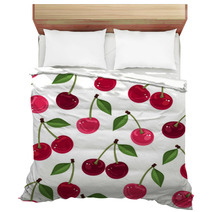 Seamless Pattern With Cherry. Vector Illustration. Bedding 50669539
