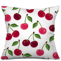 Seamless Pattern With Cherry. Vector Illustration. Pillows 50669539