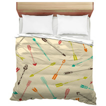 Seamless Pattern With Colorful Indian Arrows Bedding 72579545