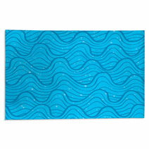 Seamless Pattern With Ocean Waves Rugs 58654730