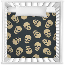 Seamless Pattern With Skulls Nursery Decor 70893759
