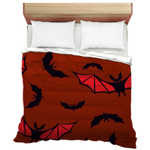 Seamless Pattern With Vampires Bedding 44622687