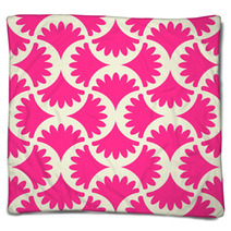 Seamless Pink Vector Pattern Blankets 62417358