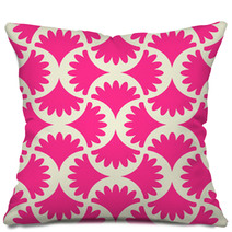 Seamless Pink Vector Pattern Pillows 62417358