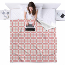 Seamless Plaid Pattern Blankets 66017681