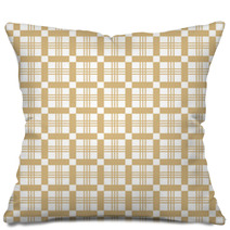 Seamless Plaid Pattern Pillows 66017696