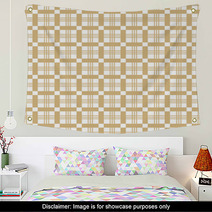Seamless Plaid Pattern Wall Art 66017696