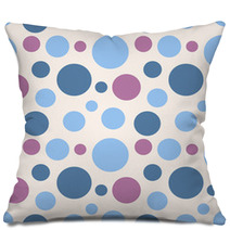 Seamless Polka Dot Pattern In Retro Style. Pillows 52910235