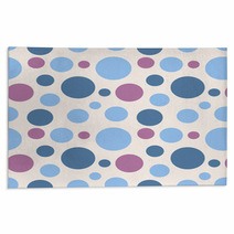 Seamless Polka Dot Pattern In Retro Style. Rugs 52910235