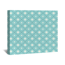 Seamless Polka Dot Pattern In Retro Style, Soft Colors. Wall Art 52909952