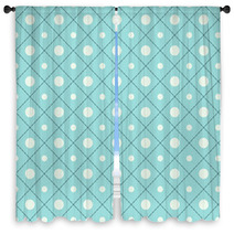 Seamless Polka Dot Pattern In Retro Style, Soft Colors. Window Curtains 52909952