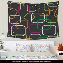 Seamless Retro Pattern Wall Art 53533454