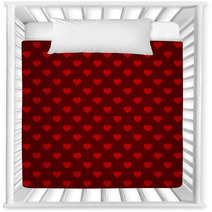 Seamless Retro Style Pattern With Hearts. Vector Nursery Decor 67493870