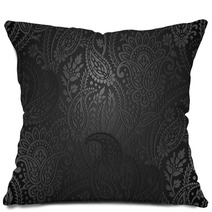 Seamless Royal Paisley Wallpaper Pillows 53597729