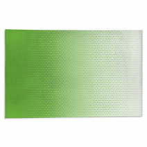 Seamless Screentone Graphics Halftone Gradation Green Rugs 172698793