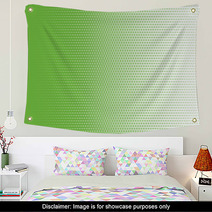 Seamless Screentone Graphics Halftone Gradation Green Wall Art 172698793