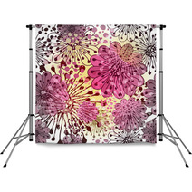 Seamless Spring Floral Pattern Backdrops 46976682