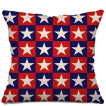 Seamless Stars Independence Day Background Pillows 60442610