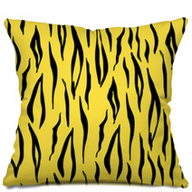 Seamless Tiger Pattern Pillows 54493930