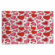 Seamless Valentine Day Pattern Rugs 186861979