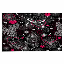 Seamless Valentine Lacy Pattern Rugs 60152771