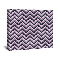 Seamless Vector Chevron Pattern With Pink And Violet Lines Background For Dress Manufacturing Wallpapers Prints Gift Wrap And Scrapbook Wall Art 141323996