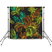Seamless Vector Hand-drawn Pattern. Colorful Background. Backdrops 49635579