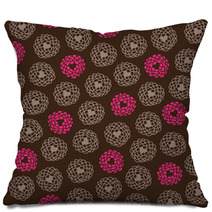 Seamless Vector Pattern With Little Flowers Pillows 55608303